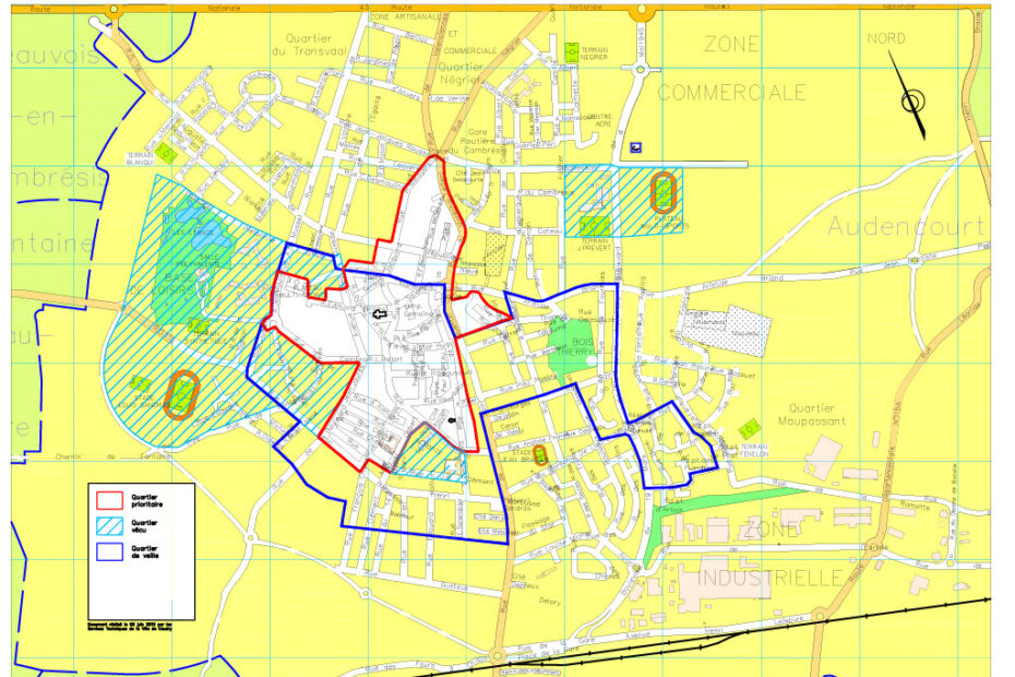 Quartier prioritaire de la ville de Caudry