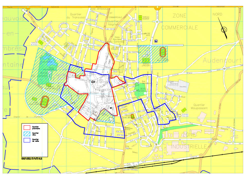 Quartier prioritaire de la ville de Caudry